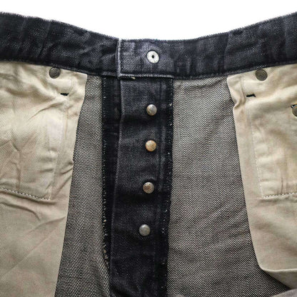 Dior Homme Dio Luster Jeans Lastar Denim Pants Black 34 — view 9