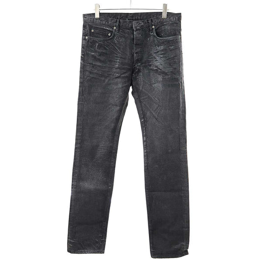 Dior Homme Dio Luster Jeans Lastar Denim Pants Black 34