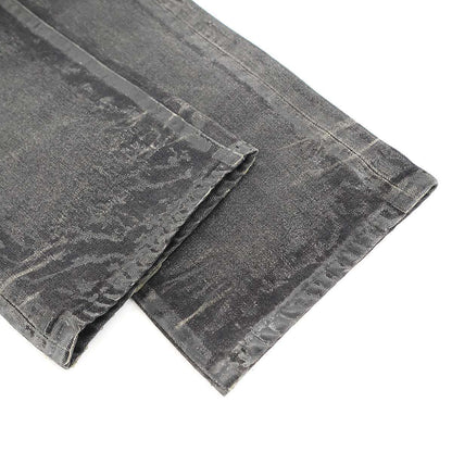 Dior Homme Dio Luster Jeans Lastar Denim Pants Black 34 — view 5