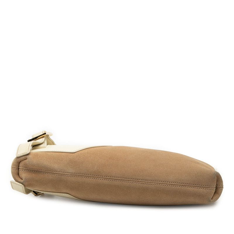 Loewe Shoulder Bag Beige White Leather — view 3