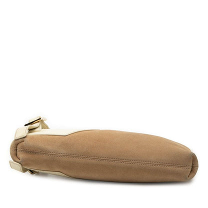 Loewe Shoulder Bag Beige White Leather — view 3