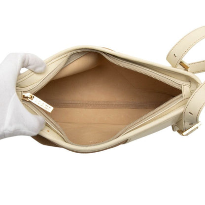 Loewe Shoulder Bag Beige White Leather — view 4