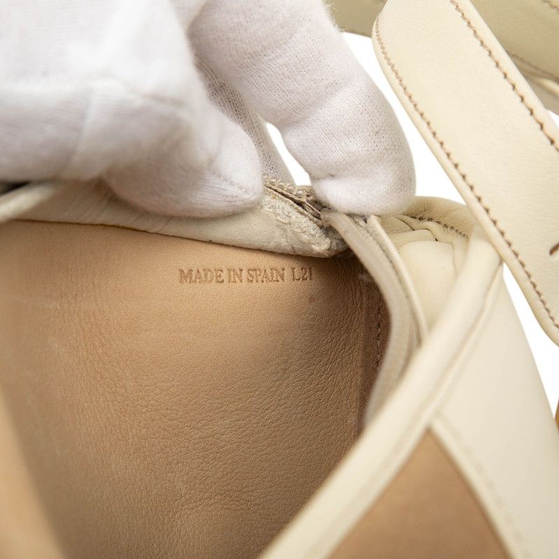 Loewe Shoulder Bag Beige White Leather — view 6