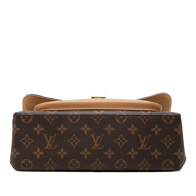 Louis Vuitton Monogram 2-Way Shoulder Bag Sesame Brown Leather — view 3