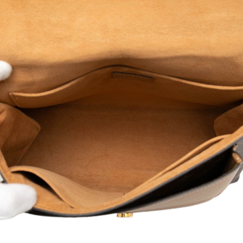 Louis Vuitton Monogram 2-Way Shoulder Bag Sesame Brown Leather — view 4