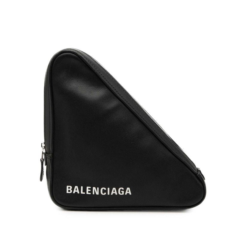 Balenciaga Clutch Black Leather