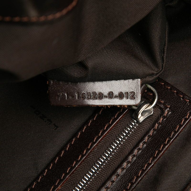 Fendi Zucca Tote Brown Canvas Leather — view 6