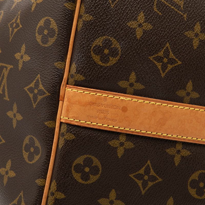 Louis Vuitton Monogram Keepall Bandouliere 50 Boston Bag 2-Way Brown Leather — view 5