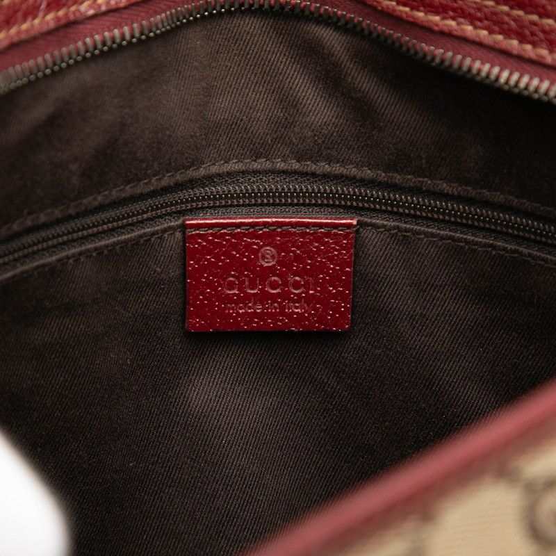 Gucci GG Canvas Crossbody Shoulder Bag Beige — view 5