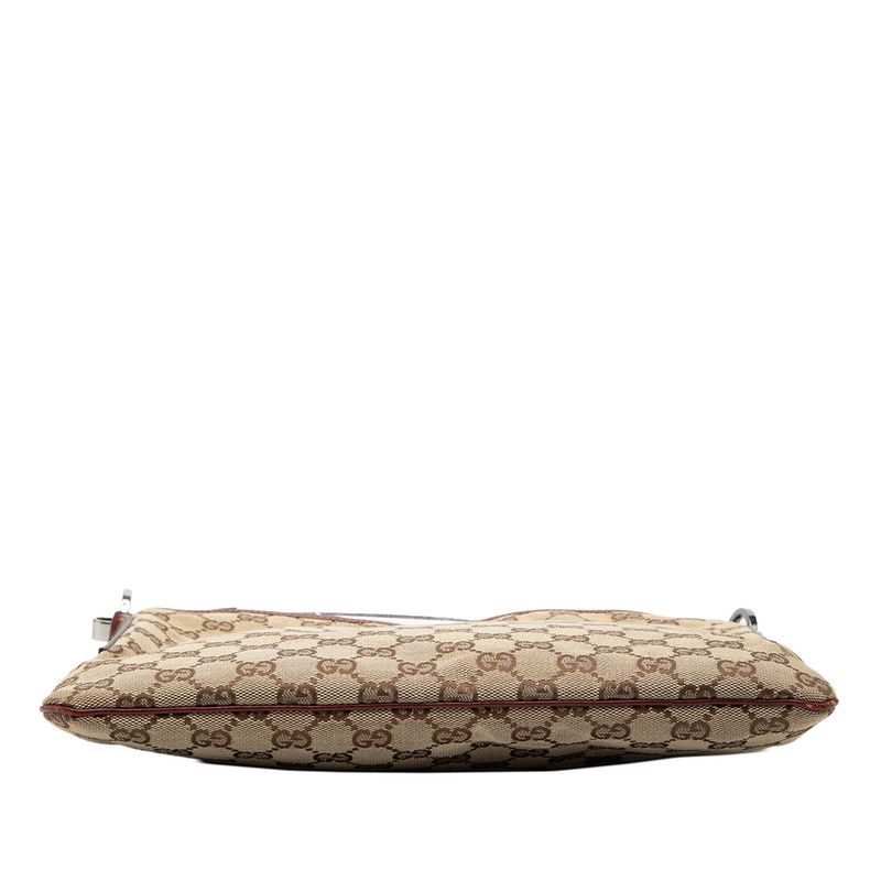 Gucci GG Canvas Crossbody Shoulder Bag Beige — view 3