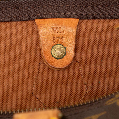 Louis Vuitton Monogram Speedy 40 Boston Bag Brown Leather — view 8