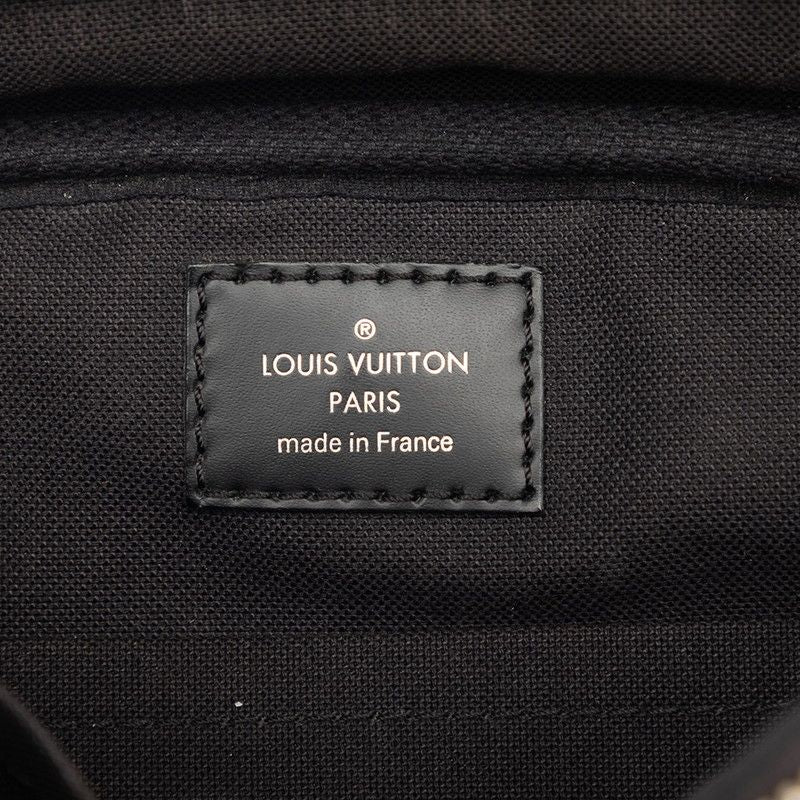 Louis Vuitton Damier Graphite Ambler Belt Bag strikeba Black Gray Leather — view 5