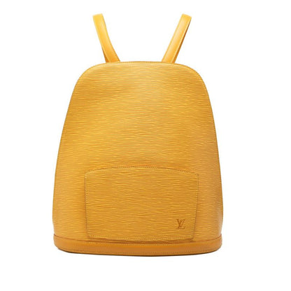 Louis Vuitton Epi Ninesac Baninepanine Yellow Leather Backpack