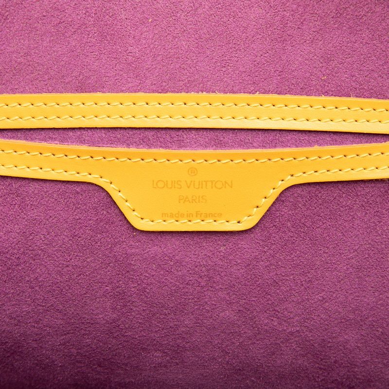 Louis Vuitton Epi Ninesac Baninepanine Yellow Leather Backpack — view 5