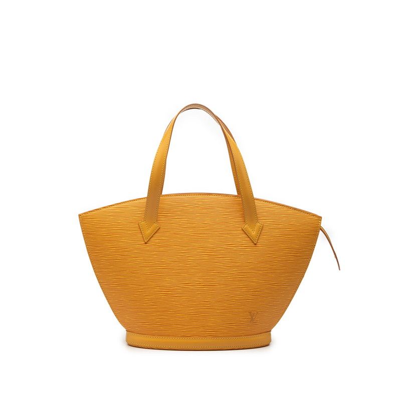 Louis Vuitton Epi Shoulder Bag Tote Yellow Leather