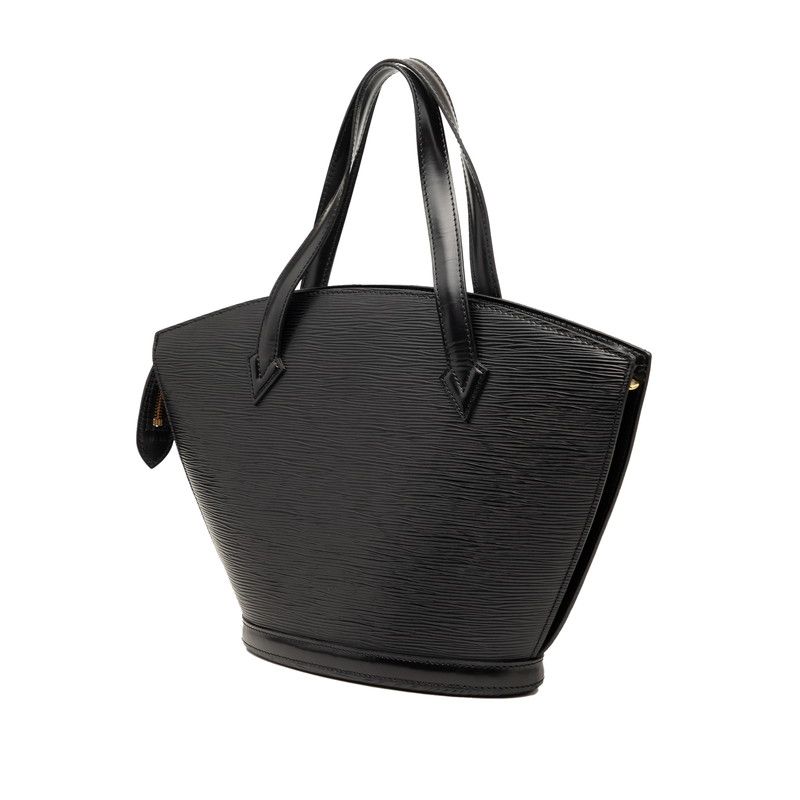Louis Vuitton Epi Shoulder Bag Tote Noir Black Leather — view 2