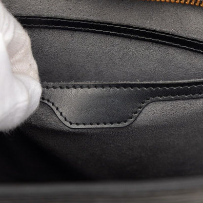 Louis Vuitton Epi Shoulder Bag Tote Noir Black Leather — view 5