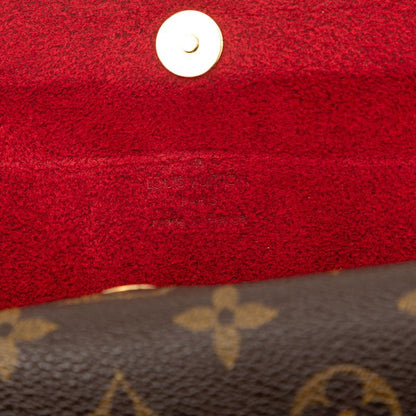 Louis Vuitton Monogram tale Handbag Brown Leather — view 5