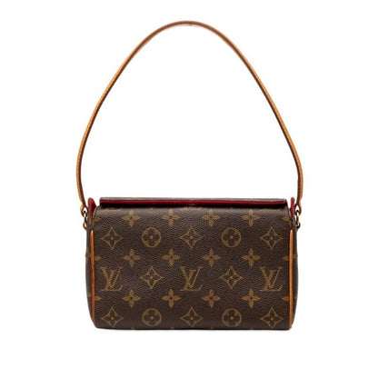 Louis Vuitton Monogram tale Handbag Brown Leather