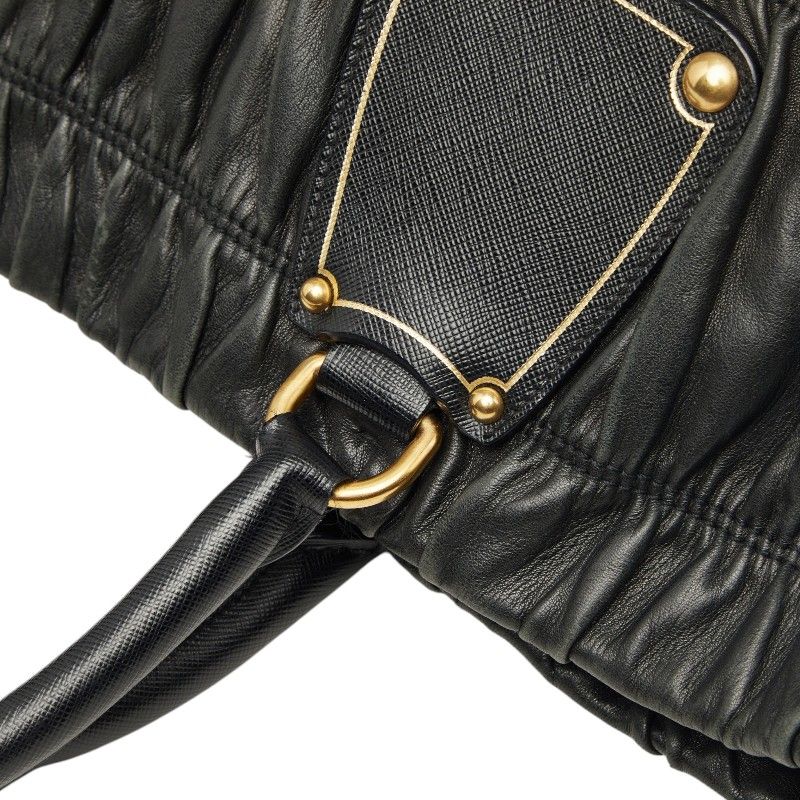 Prada Tote Black Leather Saffiano — view 8