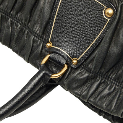 Prada Tote Black Leather Saffiano — view 8