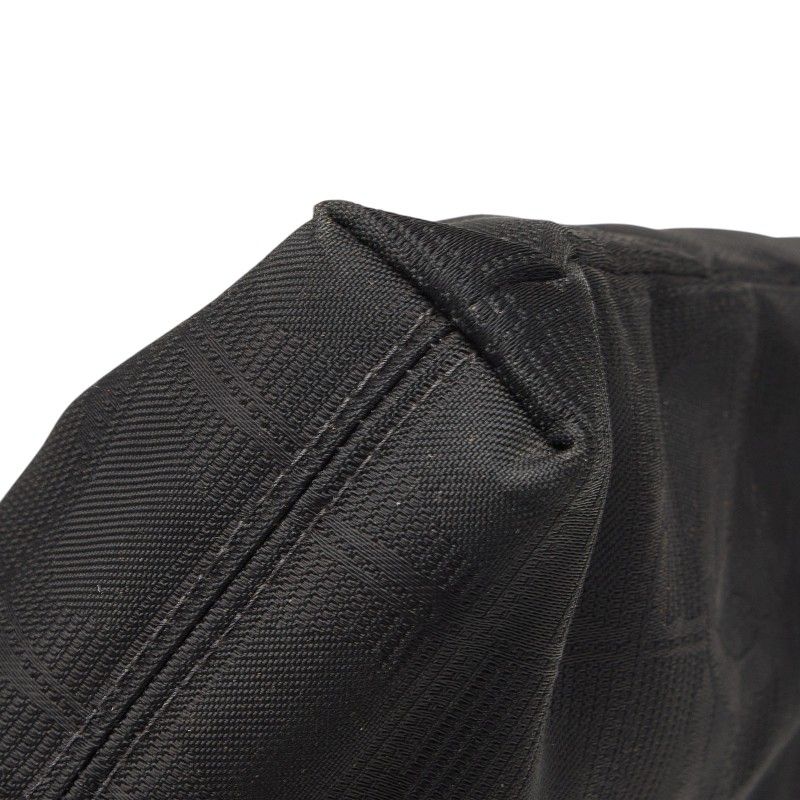 Chanel leline Handbag Clutch Black Nylon Leather — view 5