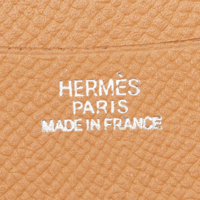 Hermes PM Pocket Bookcover Blue Veau Epsom — view 7
