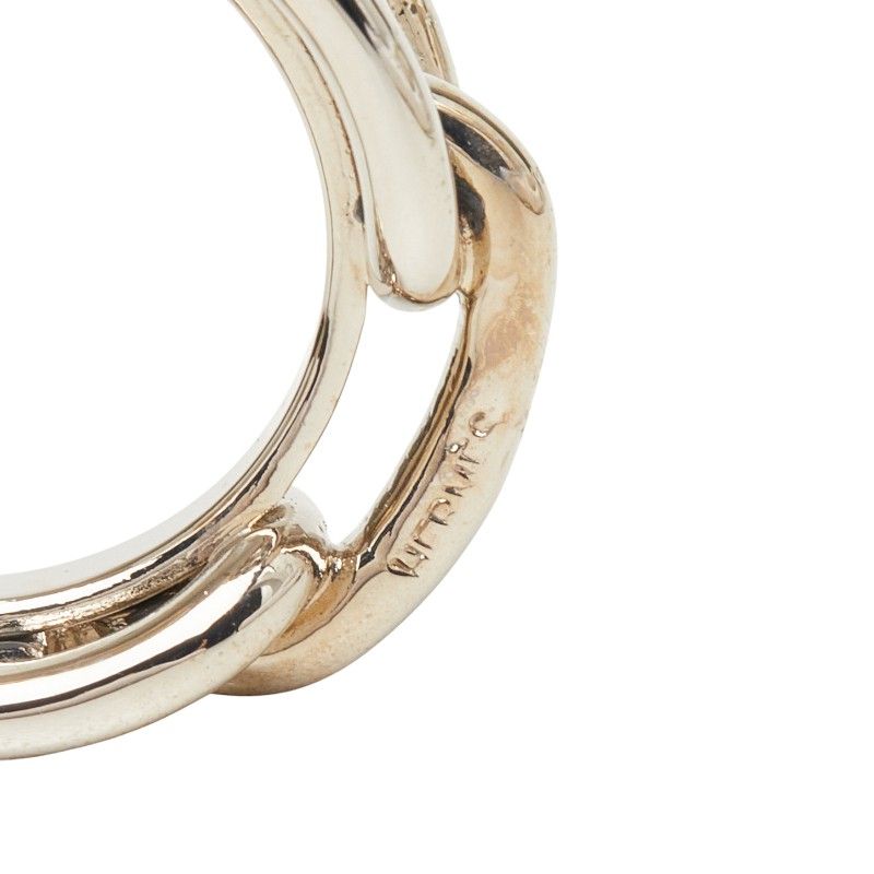 Hermes Chaine D'ancre Scarf Ring Silver tale — view 5