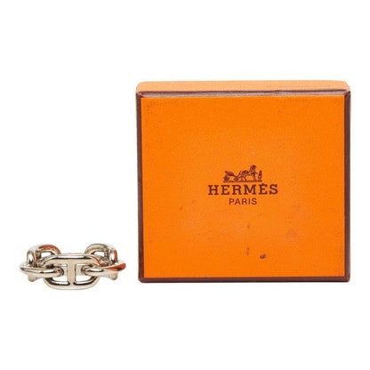 Hermes Chaine D'ancre Scarf Ring Silver tale — view 6