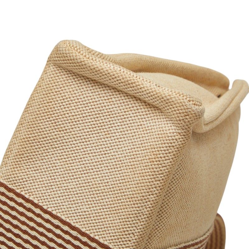 Hermes Fourre Tout PM Tote Beige Brown Canvas — view 5