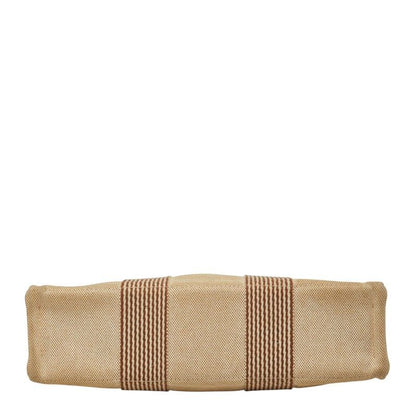 Hermes Fourre Tout PM Tote Beige Brown Canvas — view 3