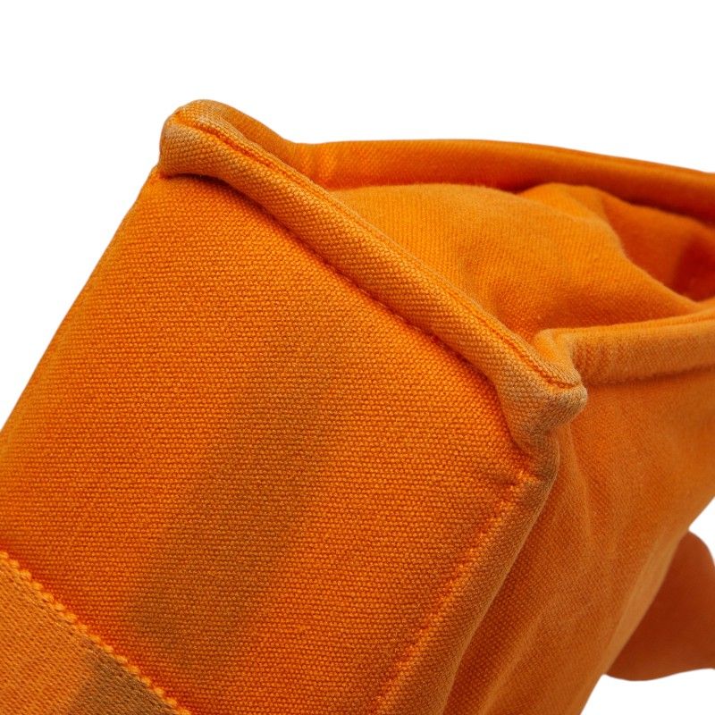 Hermes Fourre Tout PM Handbag Orange Canvas — view 5