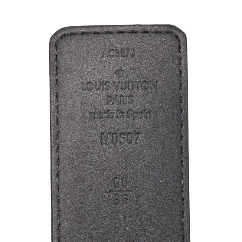 Louis Vuitton Monogram Ceinture LV leto 36 Black Gray Belt — view 6