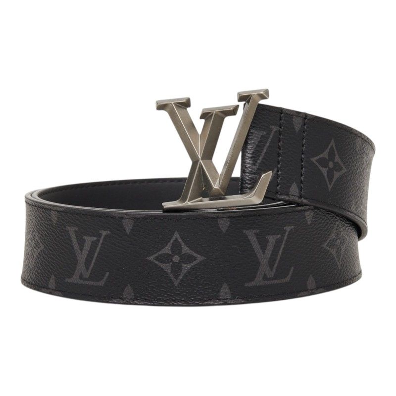 Louis Vuitton Monogram Ceinture LV leto 36 Black Gray Belt