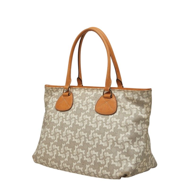 Celine Seri Handbag Gray White Leather — view 2