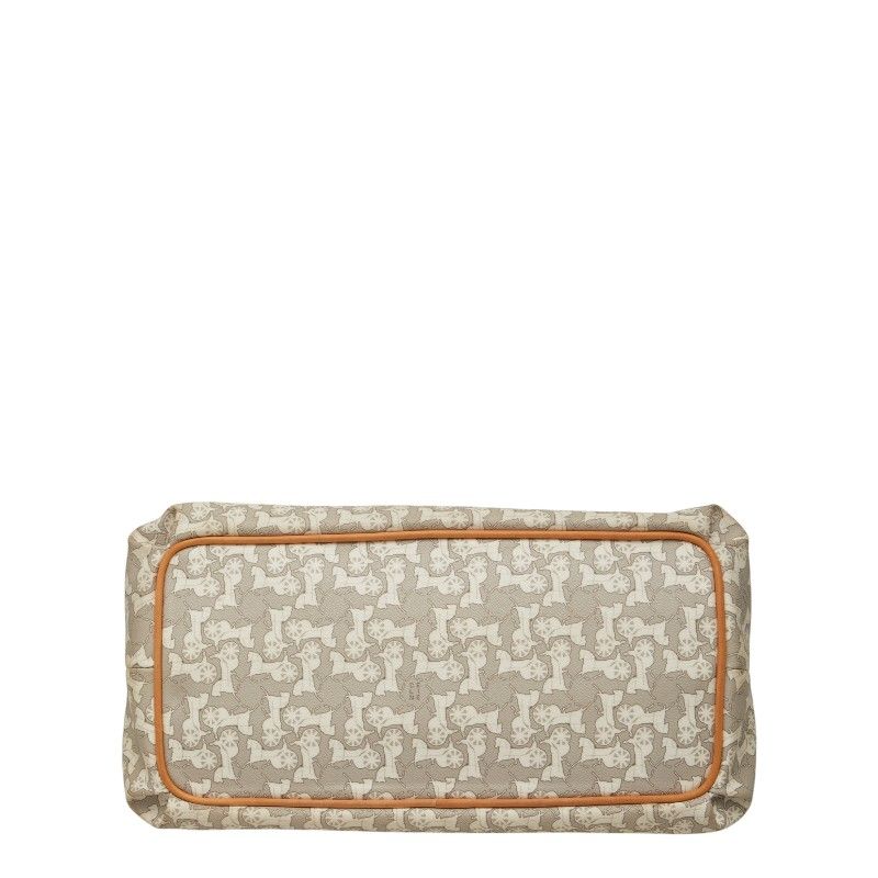 Celine Seri Handbag Gray White Leather — view 3