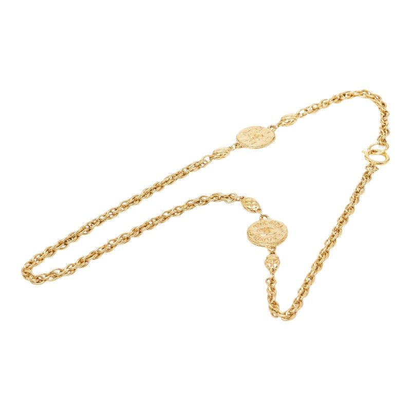 Chanel Logo CC necklace Gold Plating — view 2