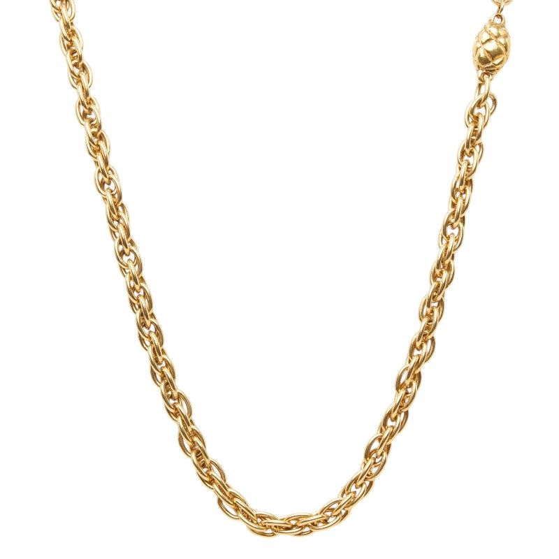 Chanel Logo CC necklace Gold Plating — view 7
