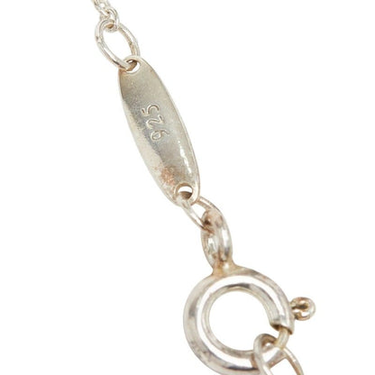 Tiffany & Co lesa Open Heart Pendant Necklace Silver Pink Sa — view 5