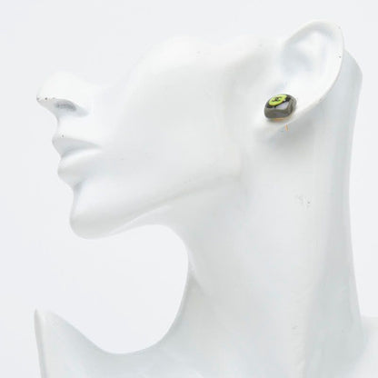 Chanel CC Logo Earrings Gold Multicolor Plating Plastic — view 6