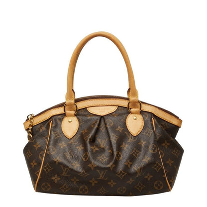 Louis Vuitton Monogram Tivoli PM Handbag Brown Leather