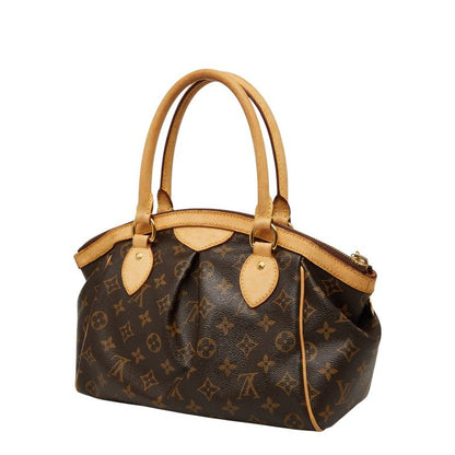 Louis Vuitton Monogram Tivoli PM Handbag Brown Leather — view 2