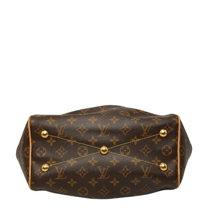 Louis Vuitton Monogram Tivoli PM Handbag Brown Leather — view 3
