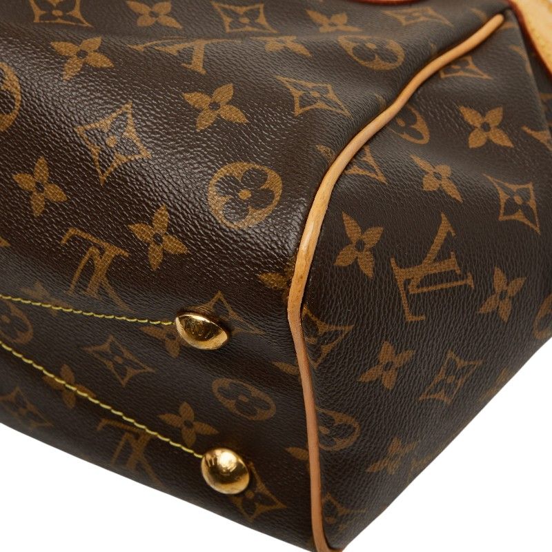 Louis Vuitton Monogram Tivoli PM Handbag Brown Leather — view 6