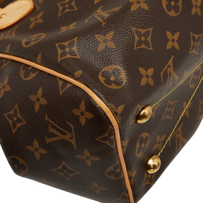 Louis Vuitton Monogram Tivoli PM Handbag Brown Leather — view 7