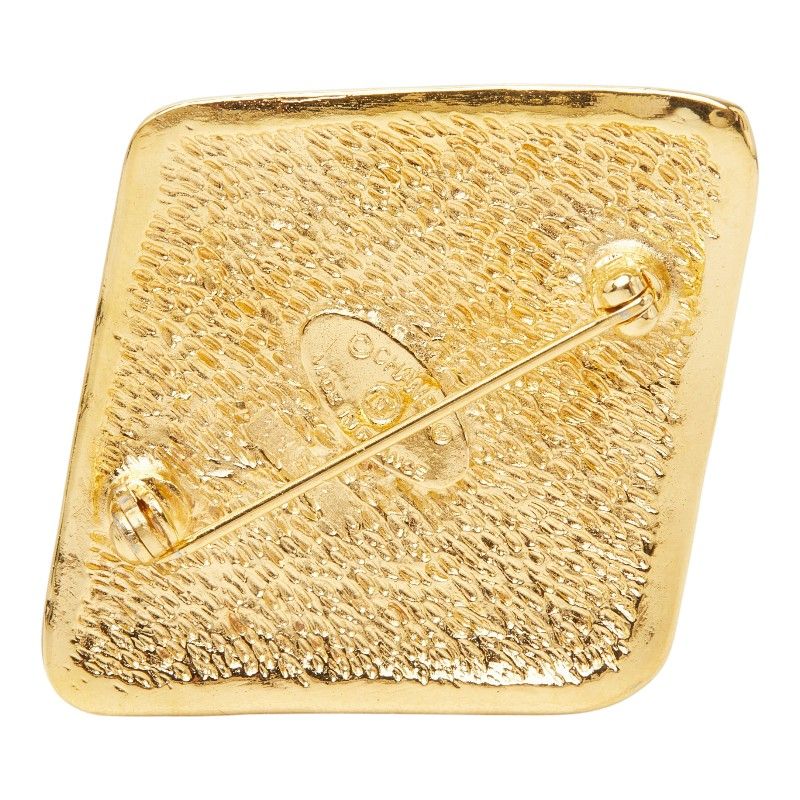 Chanel CC Logo Gold Plating 1 Brooch — view 2