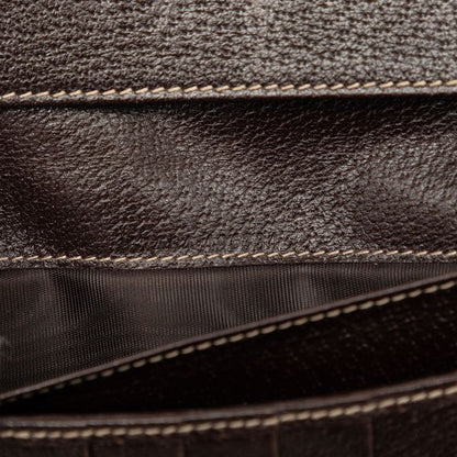 Gucci GG Canvas Sherry Line Trifold Wallet Beige Brown — view 6