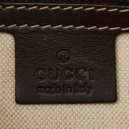 Gucci GG Canvas Tote Beige Leather — view 9