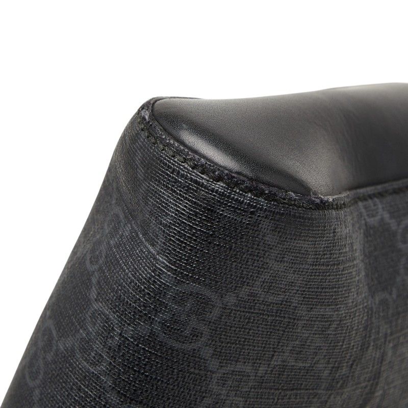 Gucci GG Crossbody Shoulder Bag Black Leather — view 5