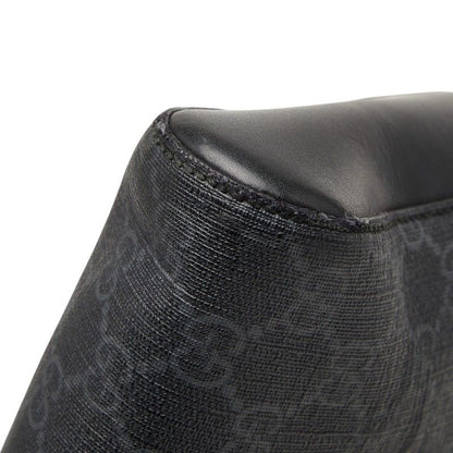 Gucci GG Crossbody Shoulder Bag Black Leather — view 5
